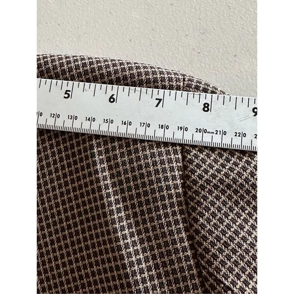 Hugo Boss Einstein Blazer Mens 46R Brown 3‎ Button Vintage 80s USA Union